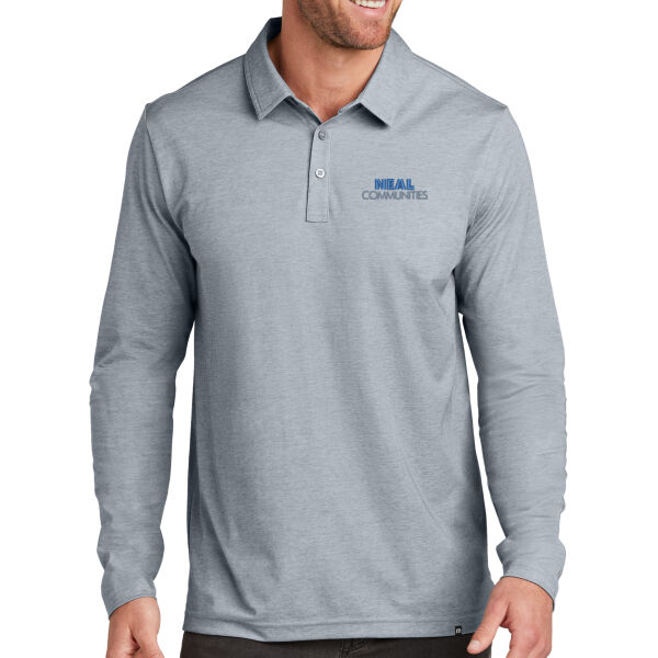   - Oceanside Heather Long Sleeve Polo Thumbnail