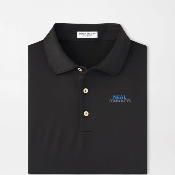   - Solid Stretch Jersey Long Sleeve Polo Thumbnail