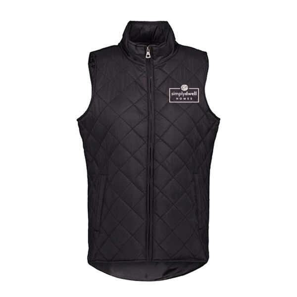   - Women's Vintage Diamond Quilted Vest Thumbnail
