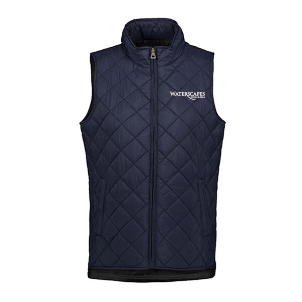   - Women's Vintage Diamond Quilted Vest Thumbnail