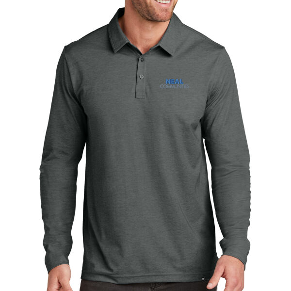   - Oceanside Heather Long Sleeve Polo Thumbnail