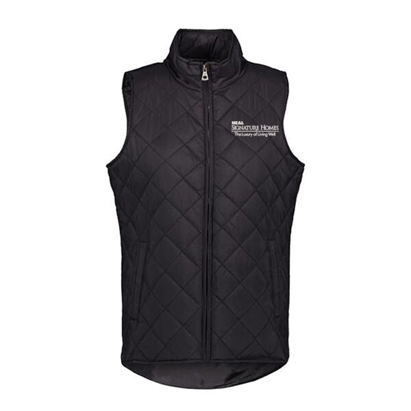   - Women's Vintage Diamond Quilted Vest Thumbnail
