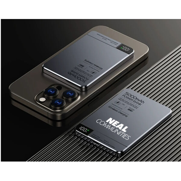 5000 mAh Magnetic Wireless Charging Power Bank Thumbnail