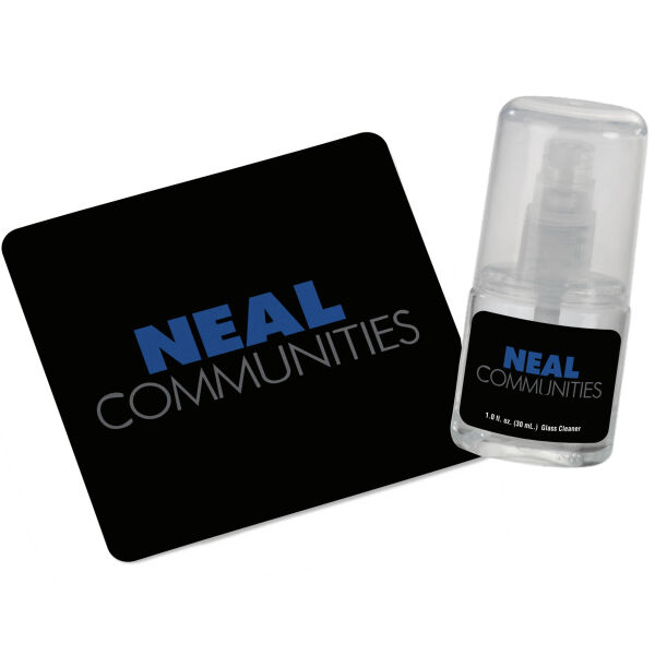 1 oz Glass/Lens Cleaner + 4" Sublimated Lens Cloth Thumbnail